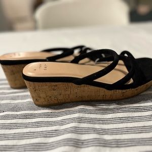 A New Day platform sandals.